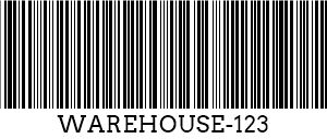 Koodi 39 barcode example